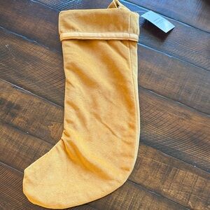 Kirklands Gold Christmas Stocking